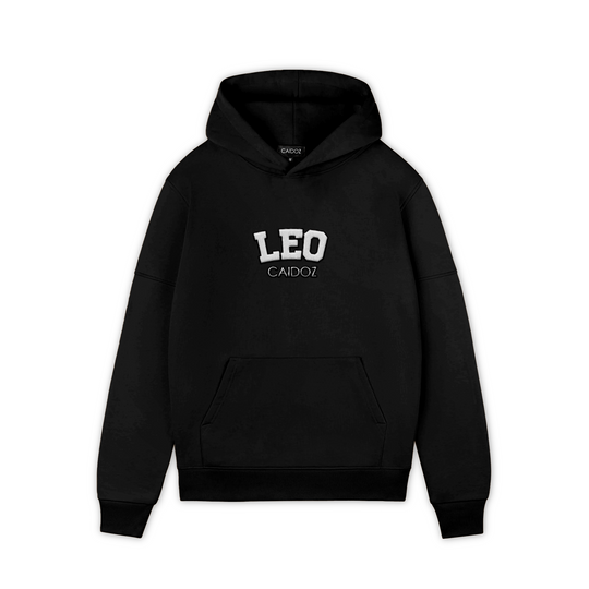 ZODIAC HOODIE LION BLACK